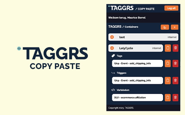 Taggrs-copy-paste