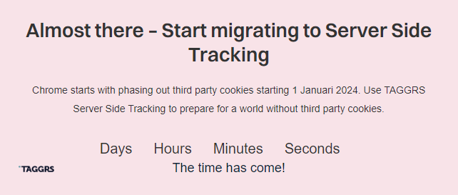 Start migrating to server side tracking