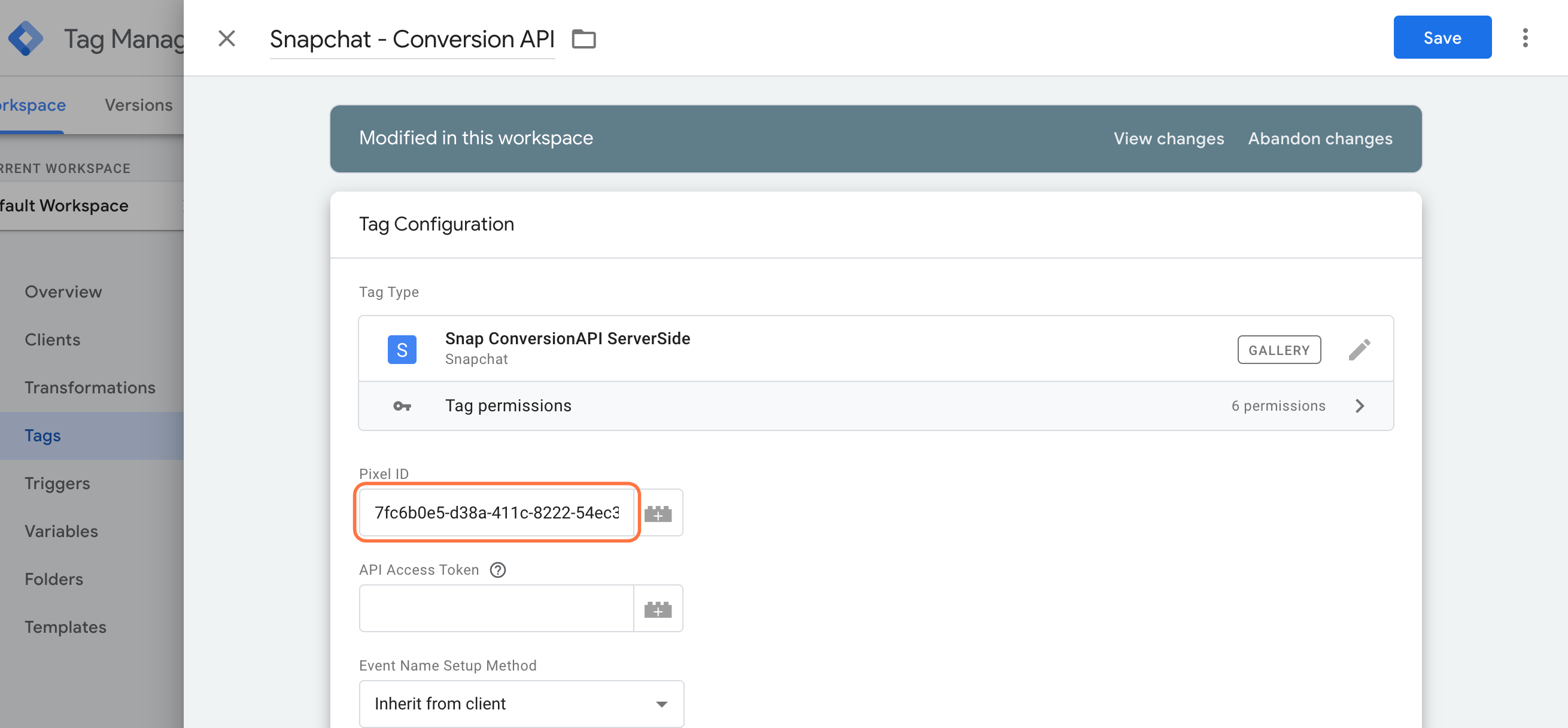 setup-snapchat-conversion-api-gtm-server-container