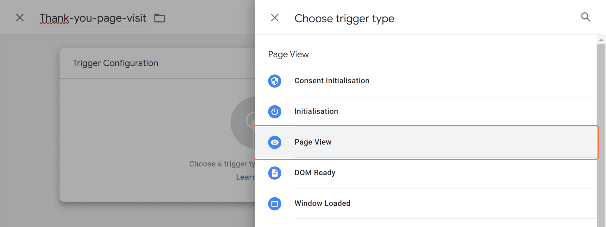 Qu'est-ce que Google Tag Manager et comment le configurer ? 16 Choisissez le type de déclencheur