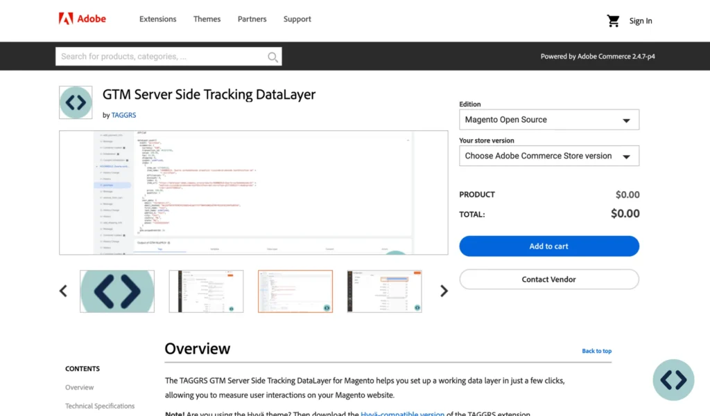 taggrs-datalayer-adobe-store