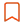 Orange bookmark