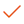 Orange check mark