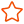 Orange star icon on white background